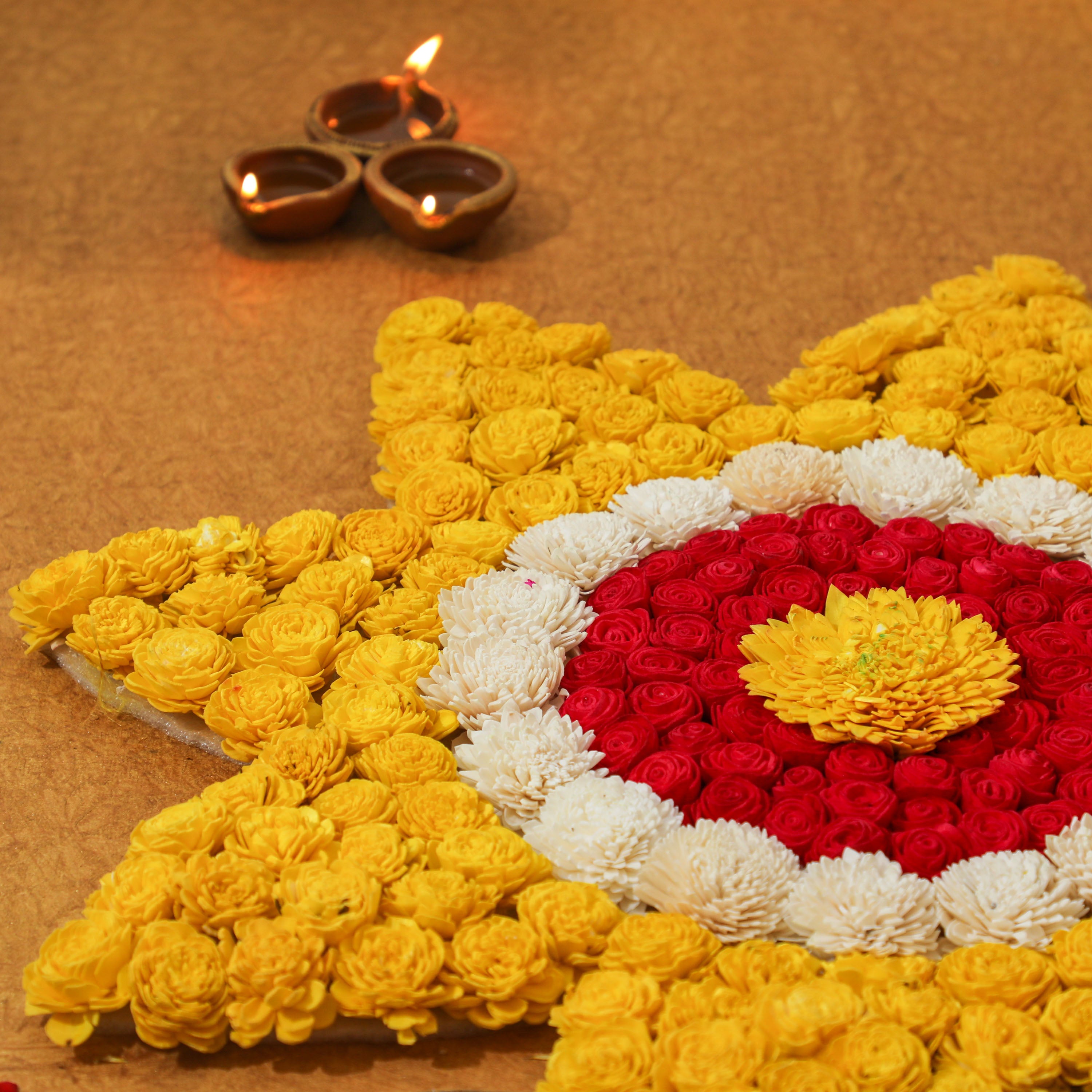 Chamanti Decor Floral Mat